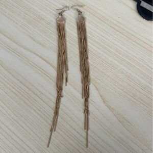 Gold Tassel Earrings